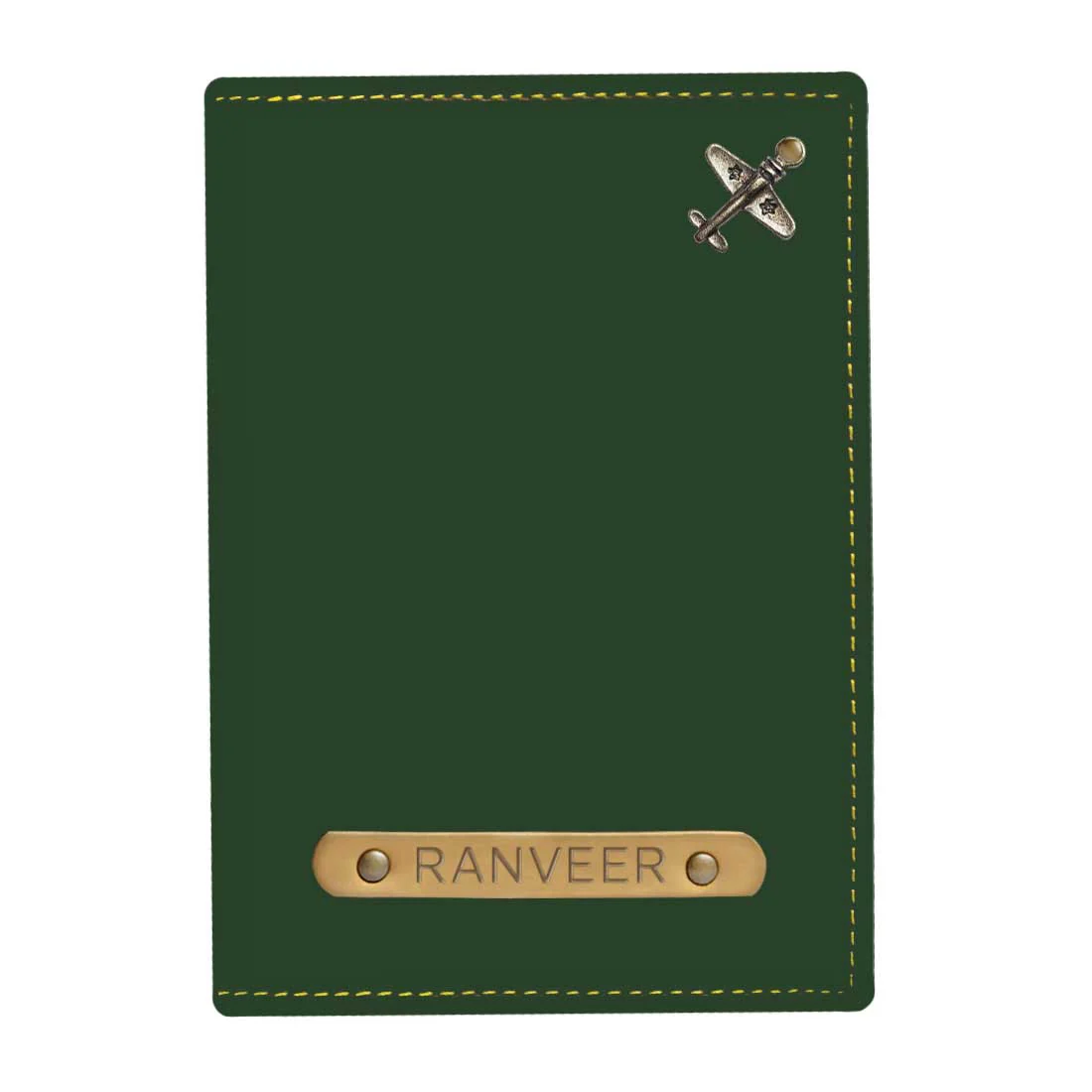 Personalized Passport Holder with Name and Charms - Airplane - Image 16