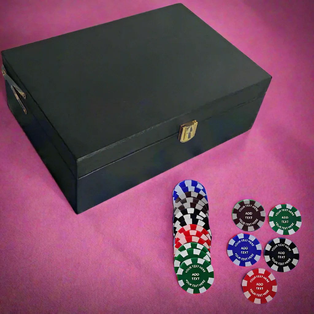 Personalized Chips for Casino with Your Text on Poker Coin - Add Text - Image 10