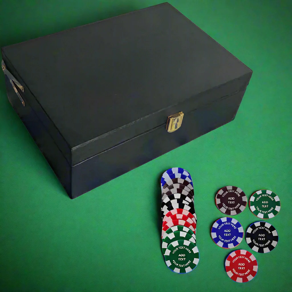Personalized Chips for Casino with Your Text on Poker Coin - Add Text - Image 11