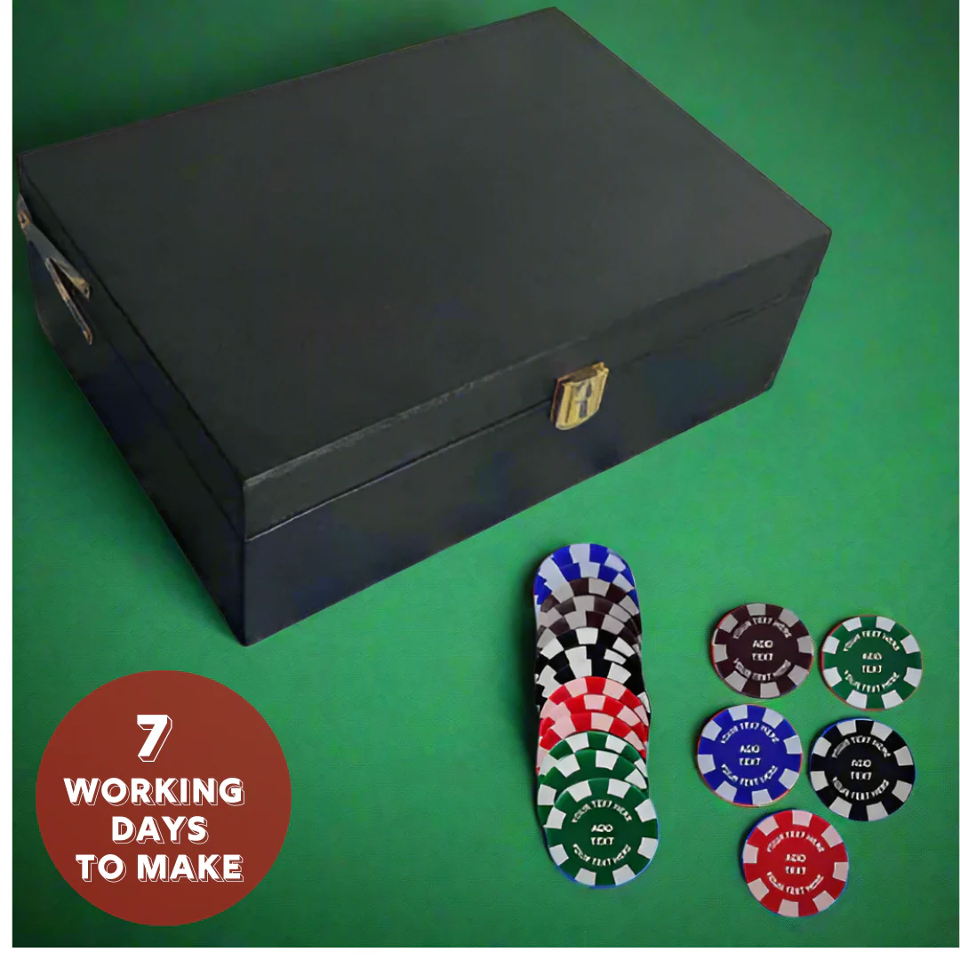 Personalized Chips for Casino with Your Text on Poker Coin - Add Text - Image 12