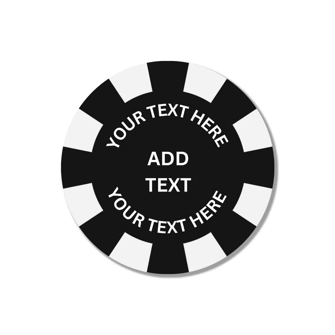 Personalized Chips for Casino with Your Text on Poker Coin - Add Text - Image 5