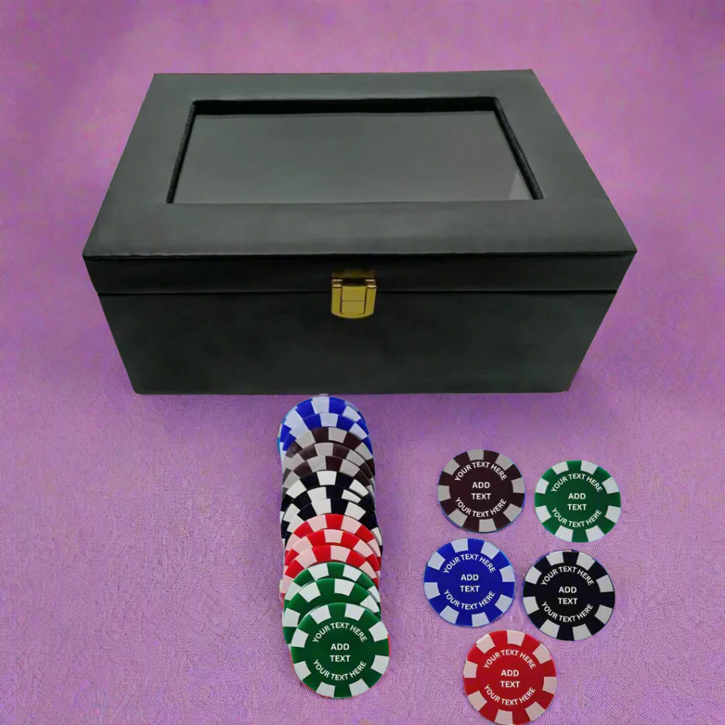 Personalized Chips for Casino with Your Text on Poker Coin - Add Text - Image 9