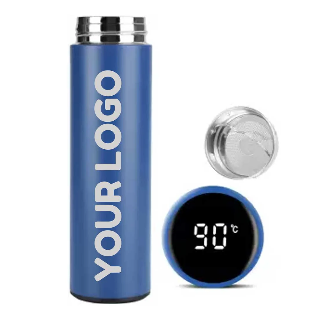 Personalized Coffee Flask Customized Thermos With Temperature Display - ADD TEXT - Image 4