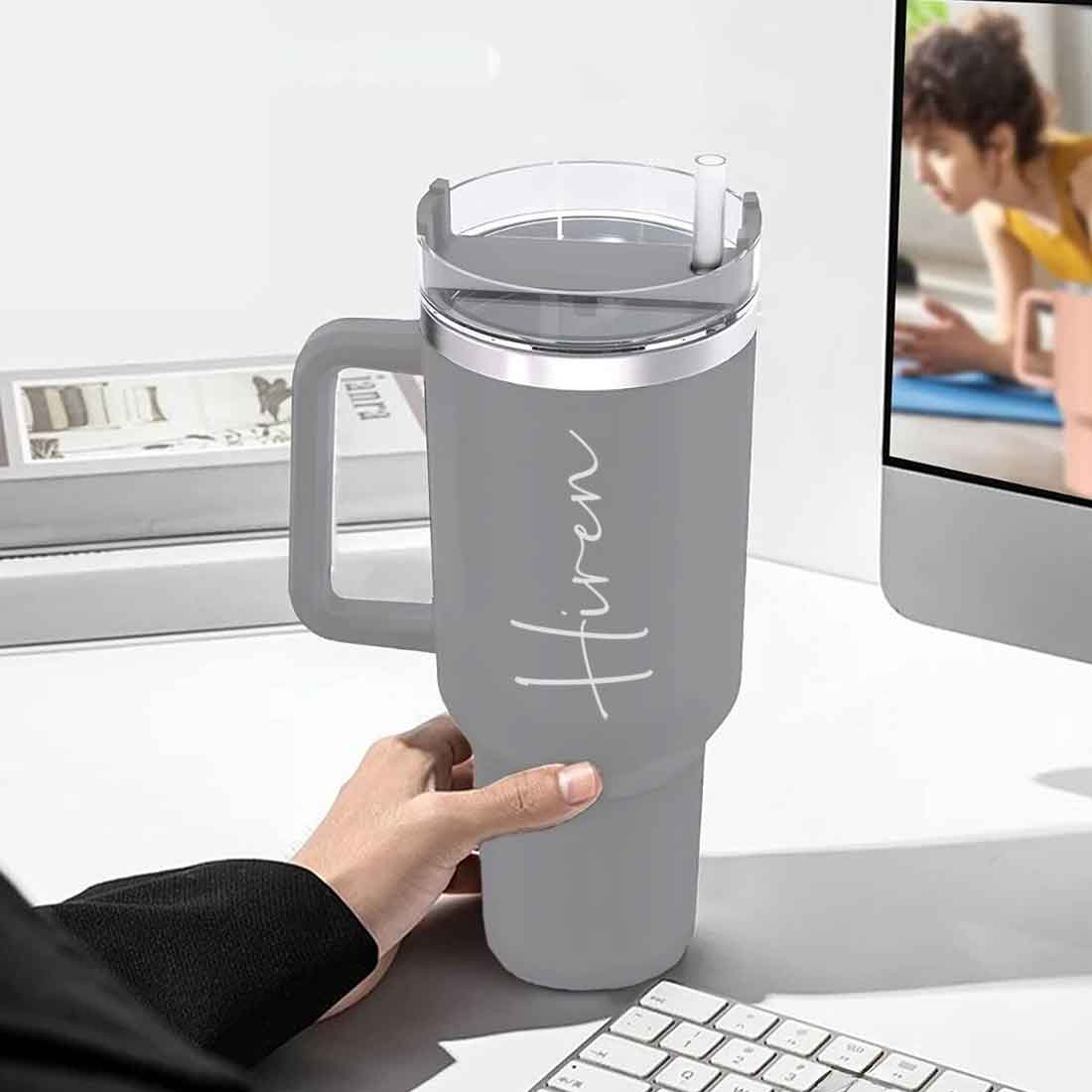 Nutcase Personalized Coffee Tumbler Large Insulated Travel Mug 1200ml - Image 12