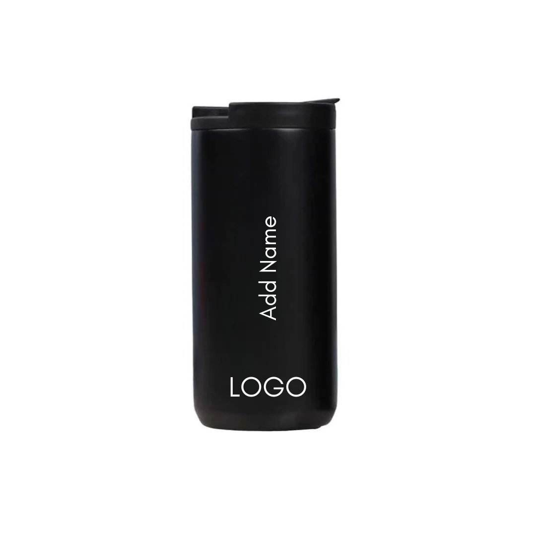 Personalized Coffee Tumbler with Logo & Name - Insulated Travelling Sipper Flask (400 ML) - Image 6