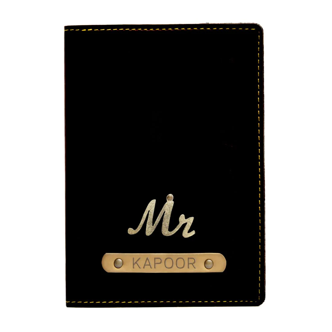 Personalized Name Mr & Mrs Passport Cover for Couples Travel Gifts with Charm - Image 5