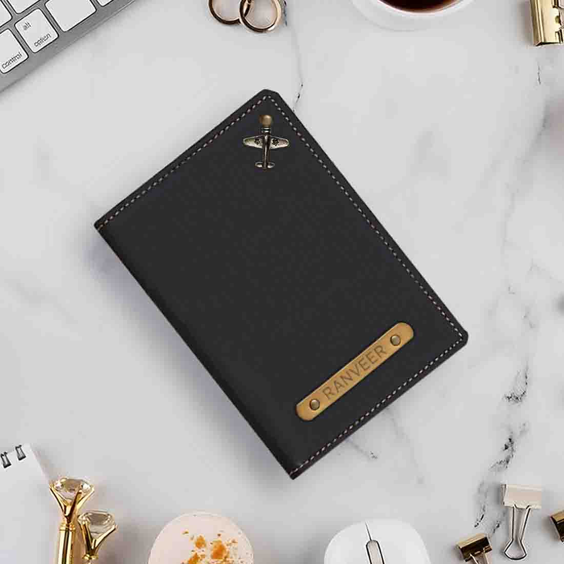 Personalized Cover of Passport with Charm Travel Wallet Document Holder - Image 26