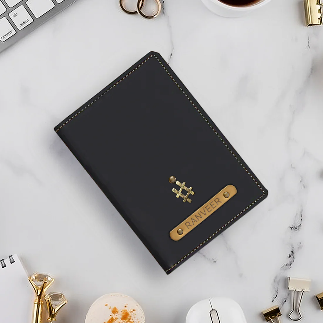 Personalized Cover of Passport with Charm Travel Wallet Document Holder - Image 27