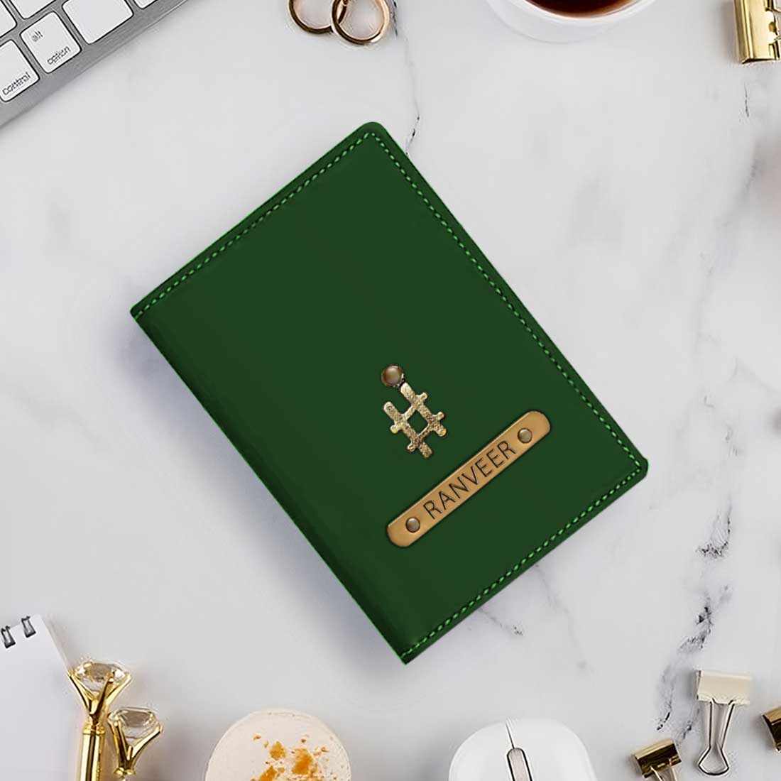 Personalized Cover of Passport with Charm Travel Wallet Document Holder - Image 35