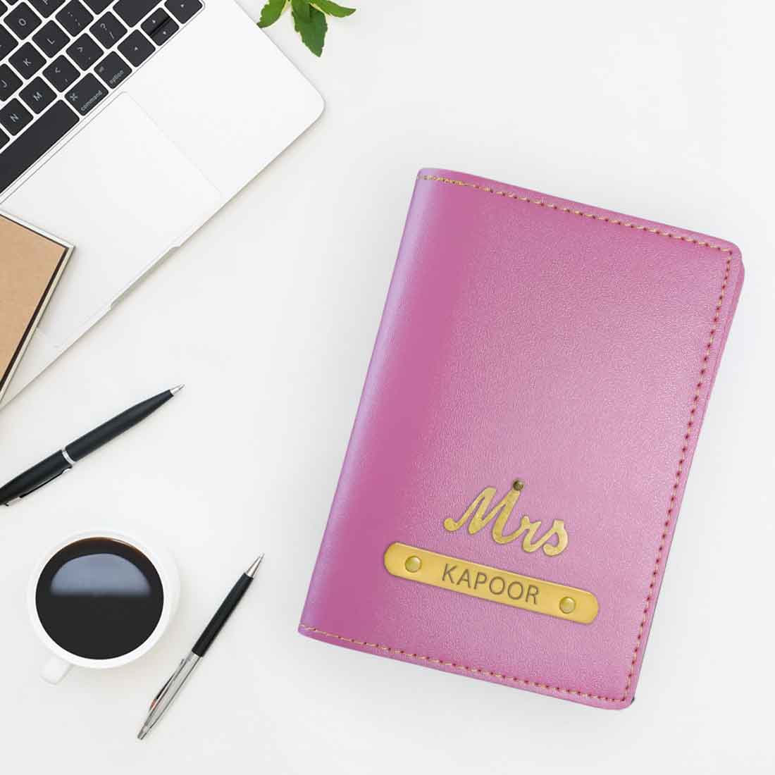 Personalized Cover of Passport with Charm Travel Wallet Document Holder - Image 57