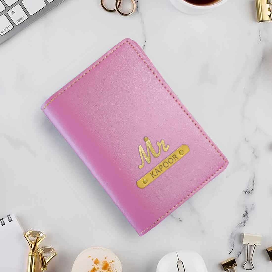 Personalized Cover of Passport with Charm Travel Wallet Document Holder - Image 58