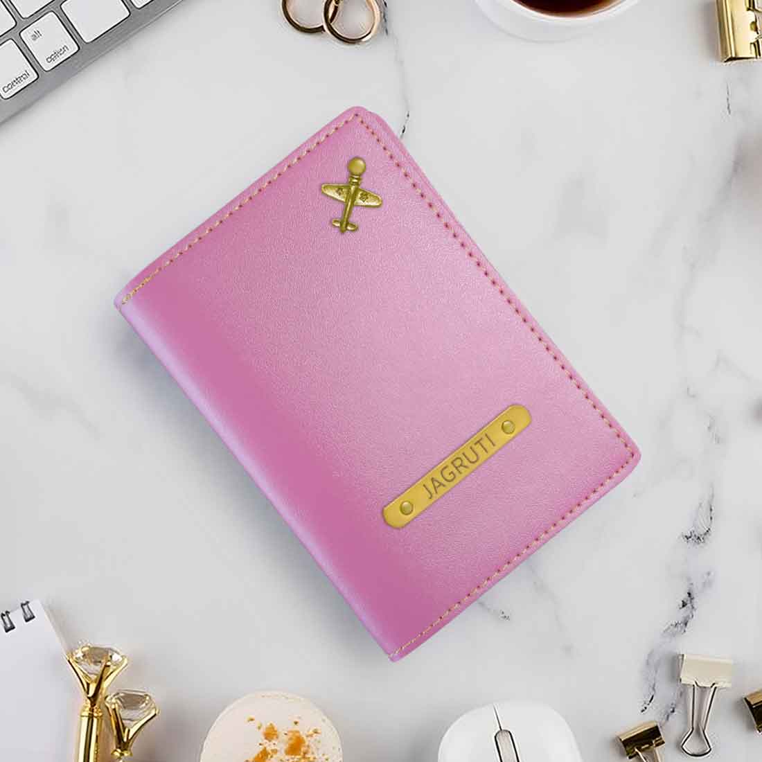 Personalized Cover of Passport with Charm Travel Wallet Document Holder - Image 60