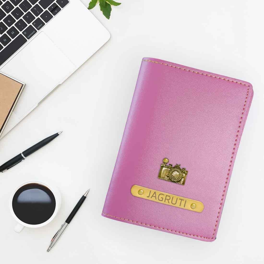 Personalized Cover of Passport with Charm Travel Wallet Document Holder - Image 61