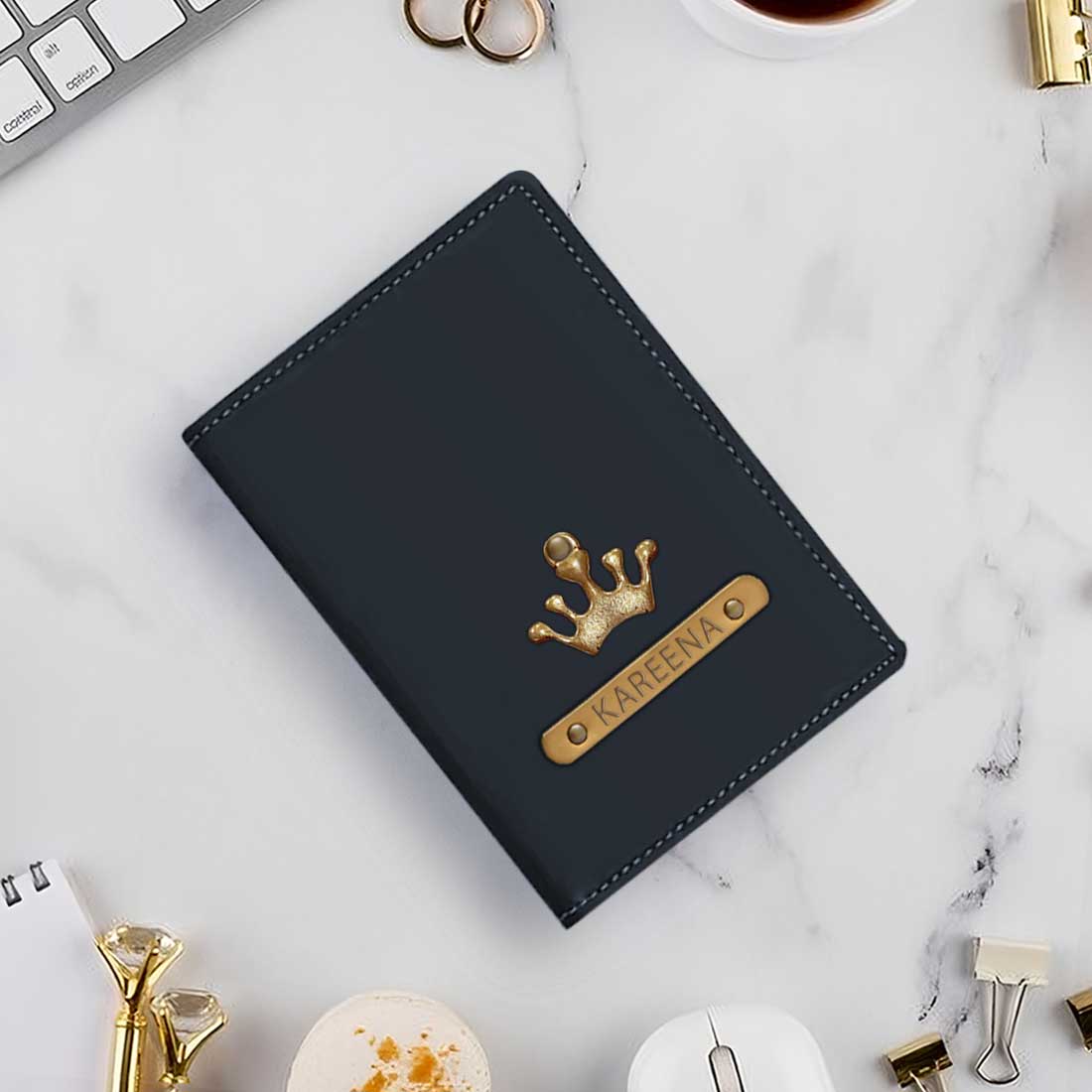 Personalized Cover of Passport with Charm Travel Wallet Document Holder - Image 74