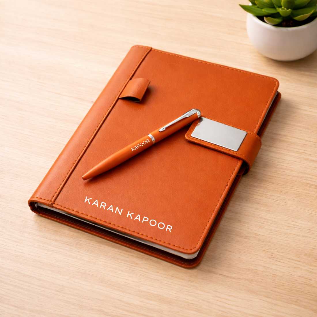 Personalized Diary with Matching Engraved Pen | Customized Leatherette Diary Pen with Name and Premium Black Gift Box - Image 11