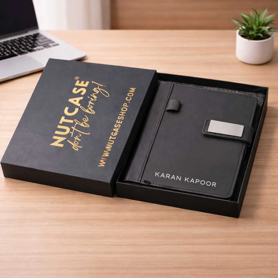 Personalized Diary with Matching Engraved Pen | Customized Leatherette Diary Pen with Name and Premium Black Gift Box - Image 7