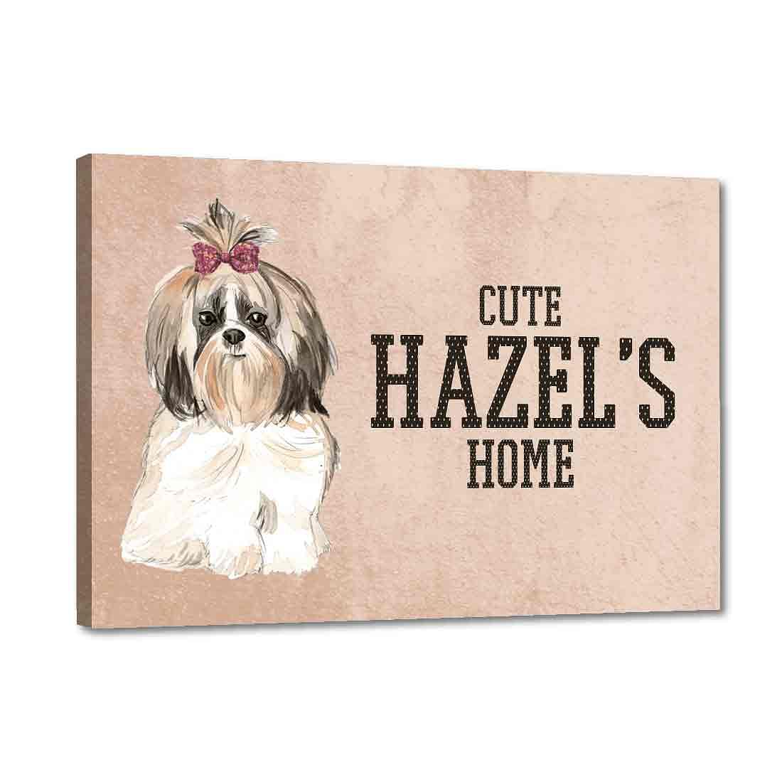 Creative Dog Door Name Plate -Cute shih tzu Sweet Shihtzu - Image 2