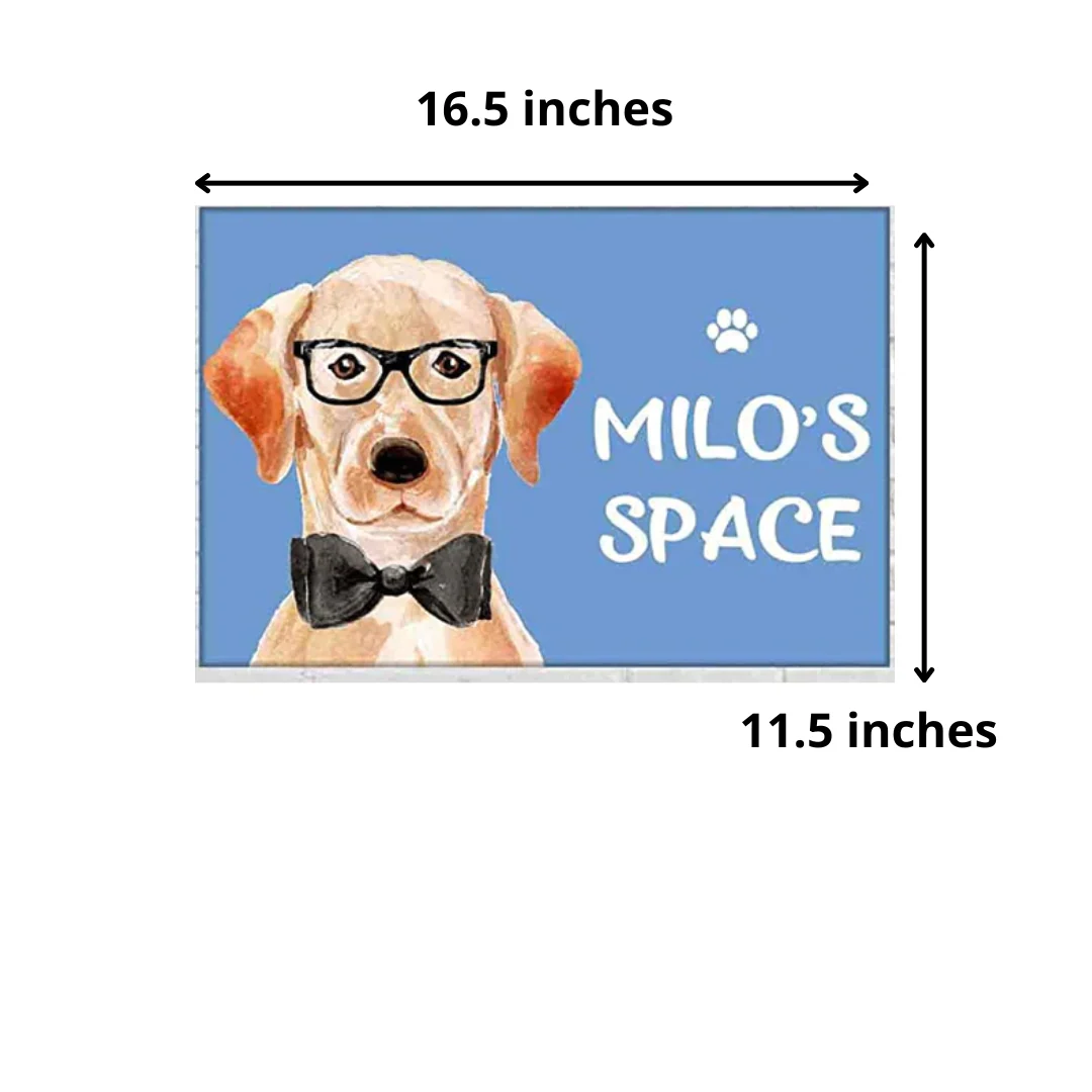 Custom Dog Name Plate - Beware Of Dog Sign - Loving Lab - Image 4