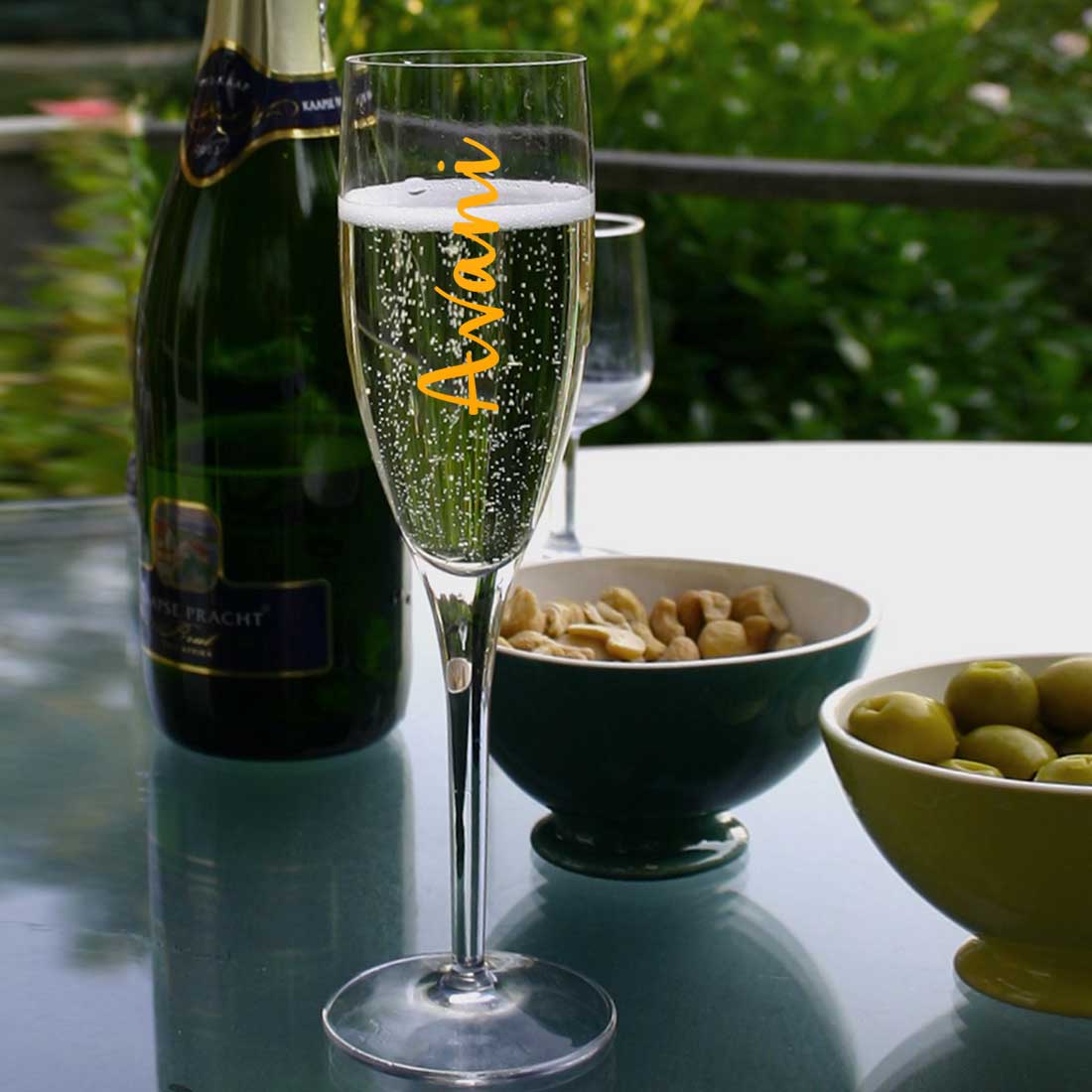 Personalized Flute Glasses for Champagne Prosecco Mimosa - Add Your Name - Image 4