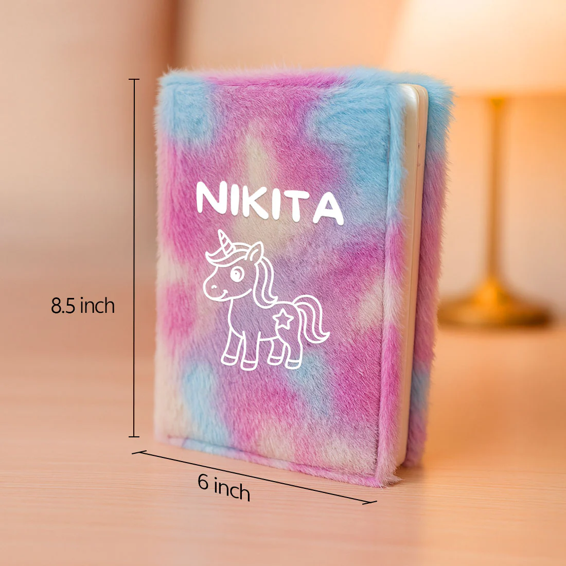 Personalized Unicorn Fur Diary for Kids – Soft Squishy Fancy A5 Size Notebook, Cute Journal & Perfect Birthday Gift Organizer - Image 6