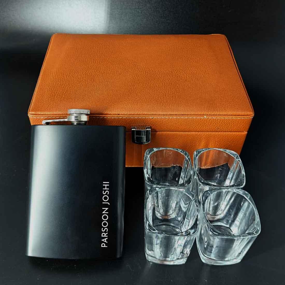 Personalized Engraved Hip Flask for Men - Gift for Husband - Add Name - Image 8