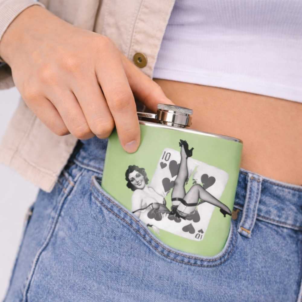 Custom-Made 8OZ Hip Flask - Add Your Name - Image 3