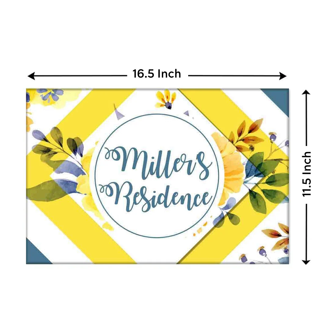 Custom Door Name Plate House Entrance - Yellow Spring - Image 6