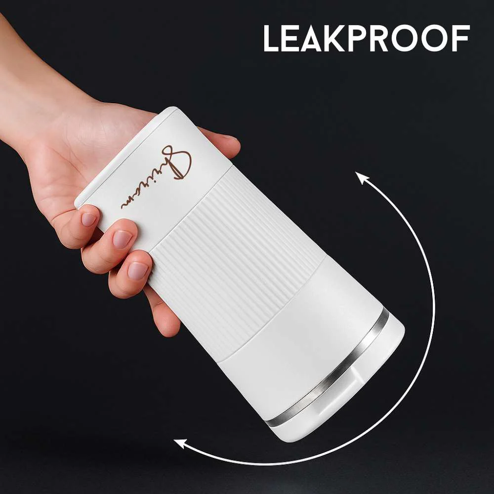 Personalized Insulated Coffee Tumbler 500ml - Travel Coffee Mug with Rubber Grip - Image 2