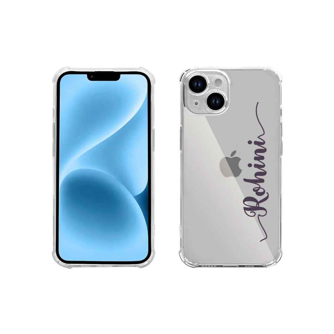 Personalized iPhone 15 Phone Case - Transparent TPU Flexible Cover - Image 4