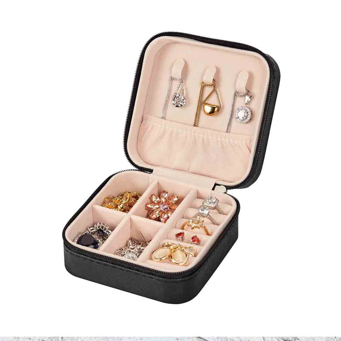 Personalized Jewellery Organiser for Travel jewelry Case for Earrings - Add Name - Image 12