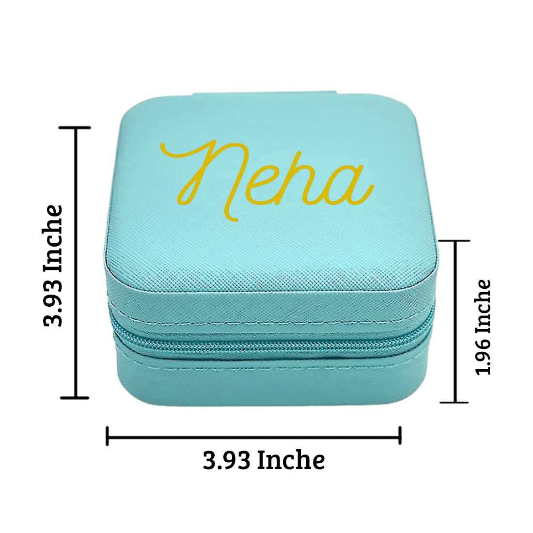 Personalized Jewellery Organiser for Travel jewelry Case for Earrings - Add Name - Image 14