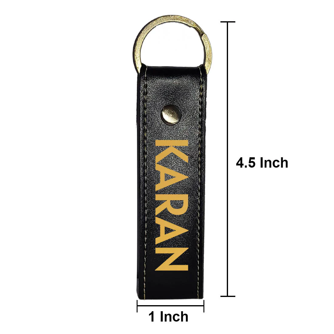 Personalized Keychain PU Leather for Car Bike Home Keys - Add Name - Image 4