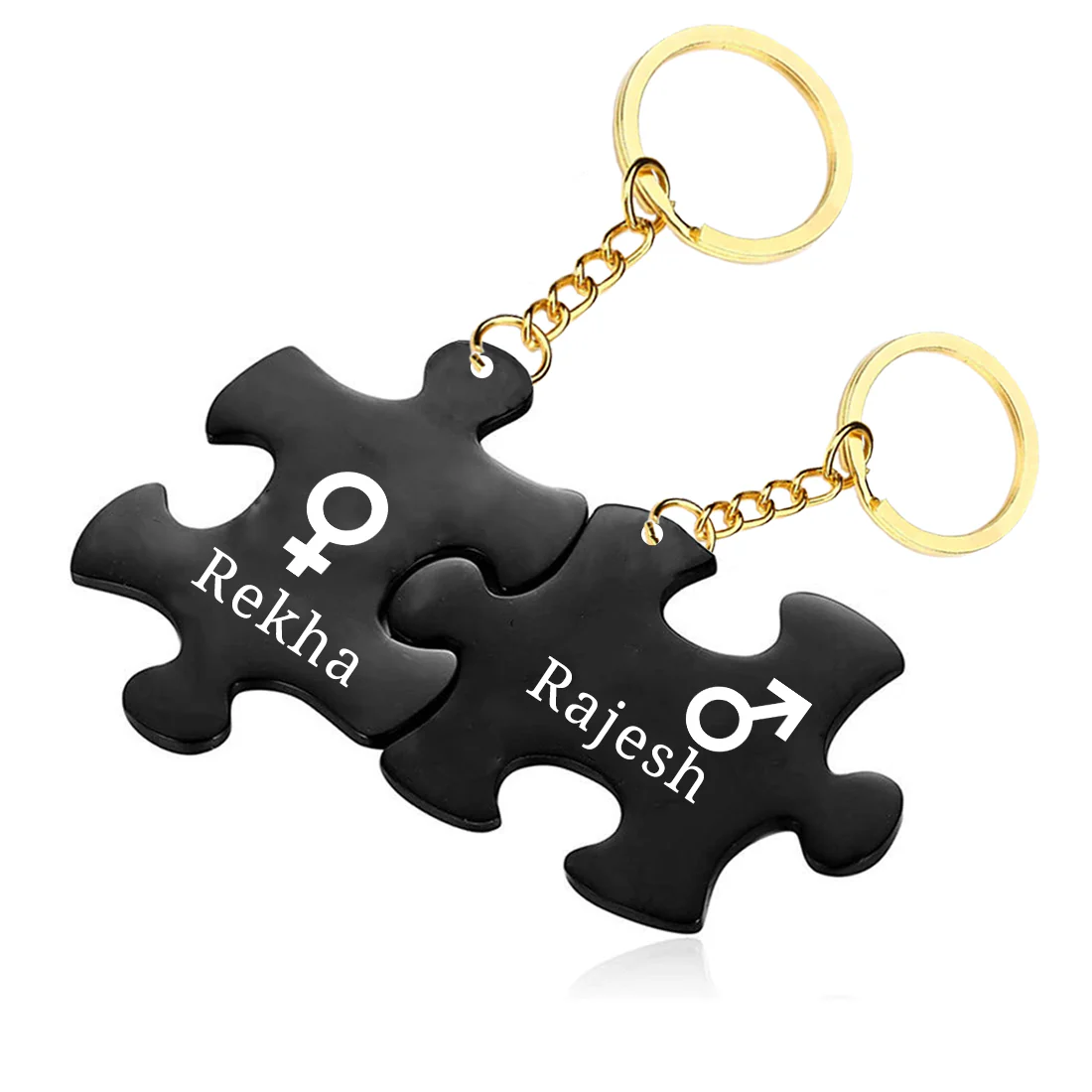 Personalized Keychain For Couples Acrylic Key Chain Set of 2 - Image 4