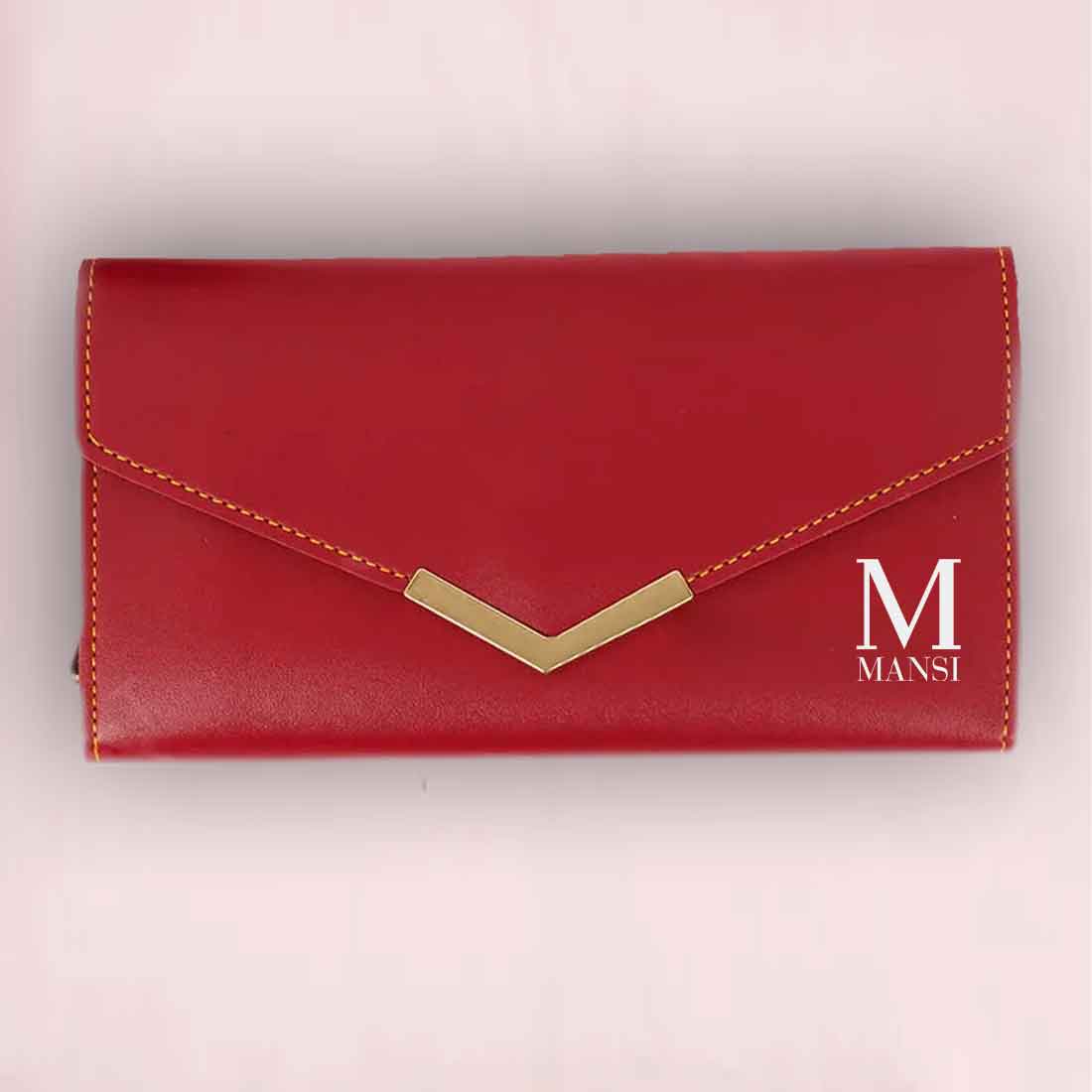 Personalized Ladies Wallet-Elegant Faux Leather Clutch with Initial Name - Image 7