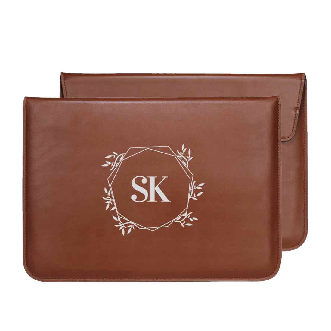 Personalized Office Laptop Sleeve Gifts - Stylish Initial