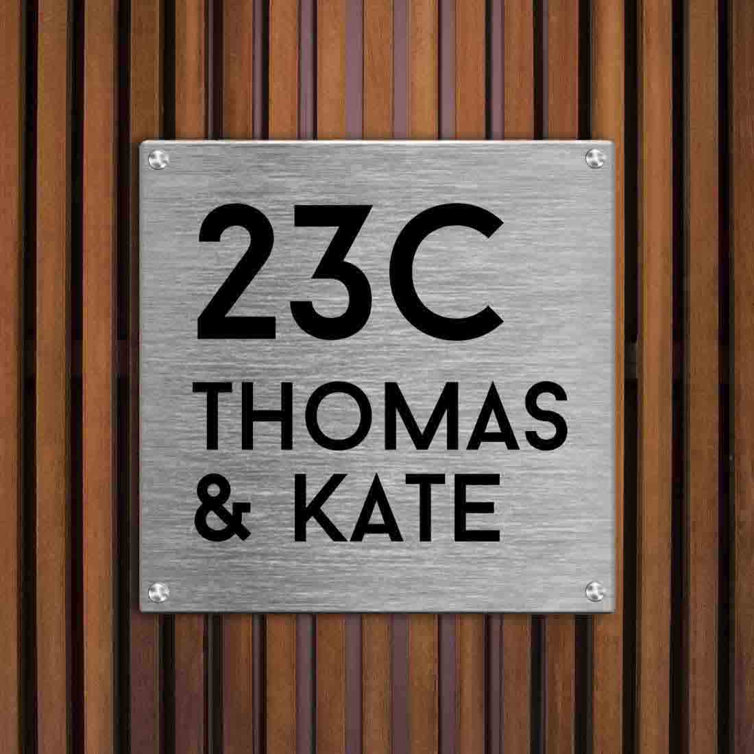 Personalized Metal Name Plate for Office Flat Entrance Outdoor - Image 6