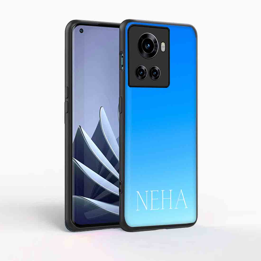Personalized Mobile Case One Plus 10R Cover With Name - Gradients - Image 4
