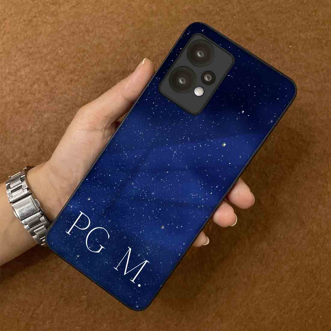 Personalized Mobile Cover for Oneplus Nord CE 2 Lite 5G with Name - Starry Night - Image 3