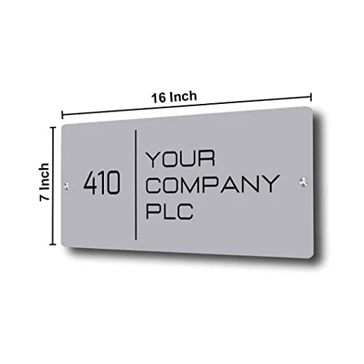 Personalized Name Plate for Office, Home and Flats Custom Sign Board- Acrylic - Image 8