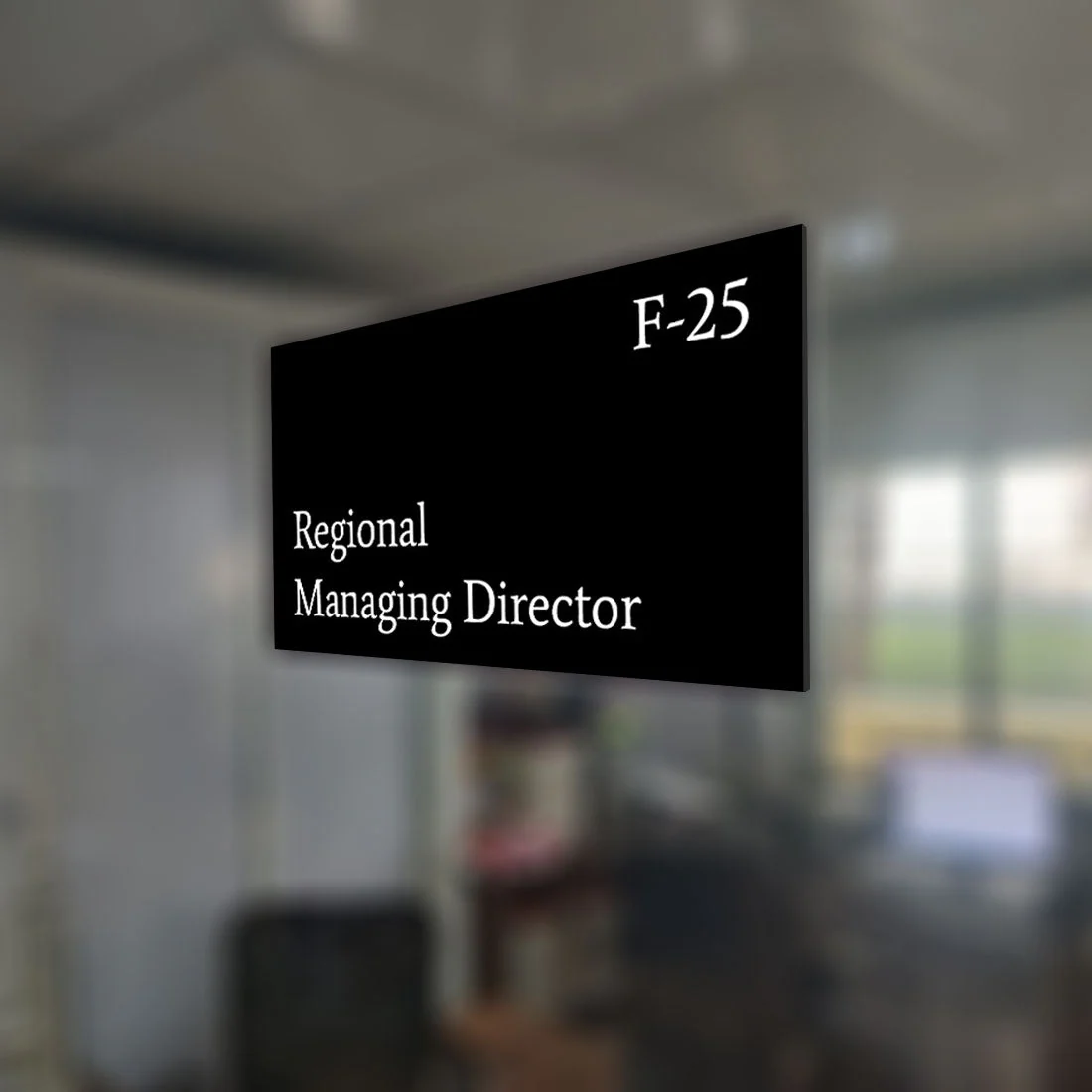 Personalized Name Plate Design for Office Customized Plaque - Director - Image 2
