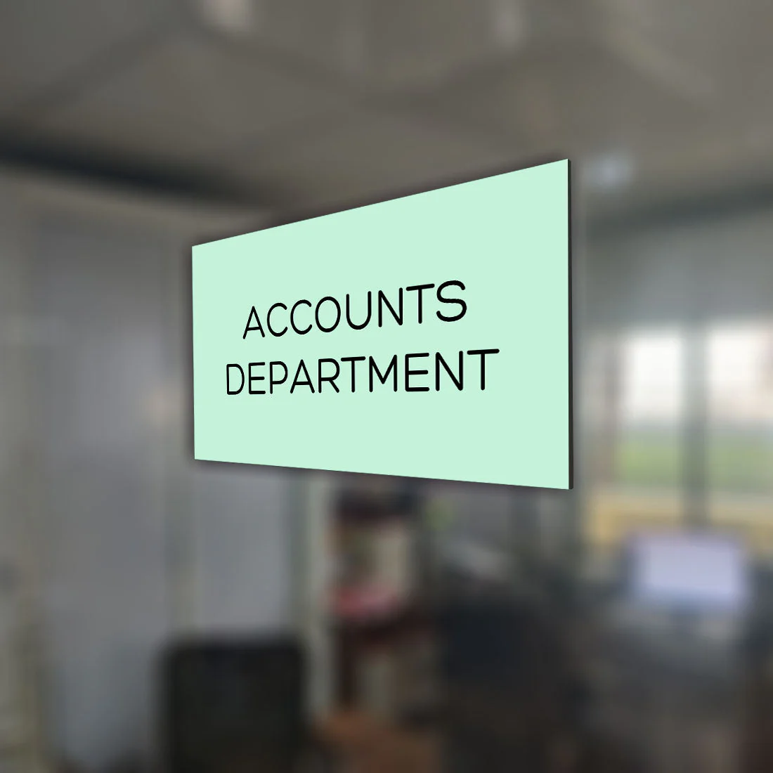 Customized Office Name Board Design for Corporate Offices - Accounts - Image 2