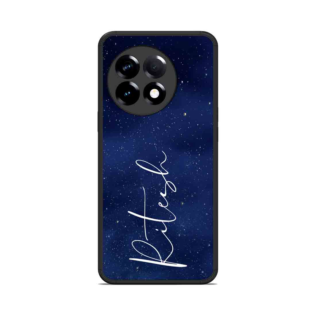 Personalized One Plus 11R Cover With Calligraphy Name - Stars - Image 2