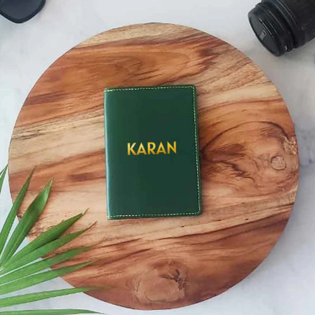 Personalized Vegan Leather Passport Holder for Men & Women - Add Name - Image 28