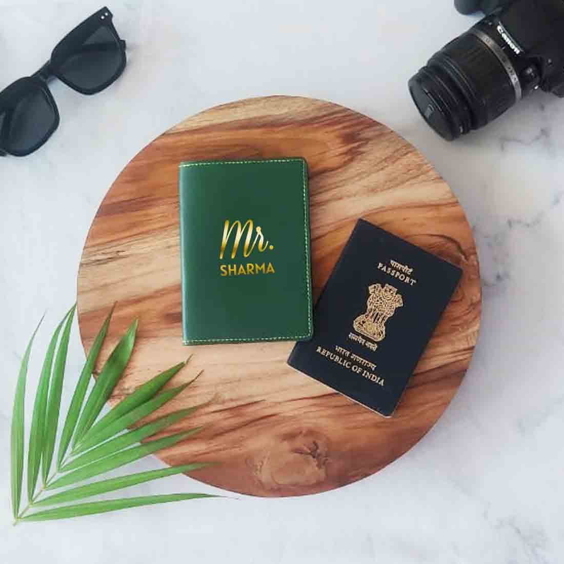 Custom Vegan Leather Passport Holder for Couple MR - Anniversary Gift - Image 15