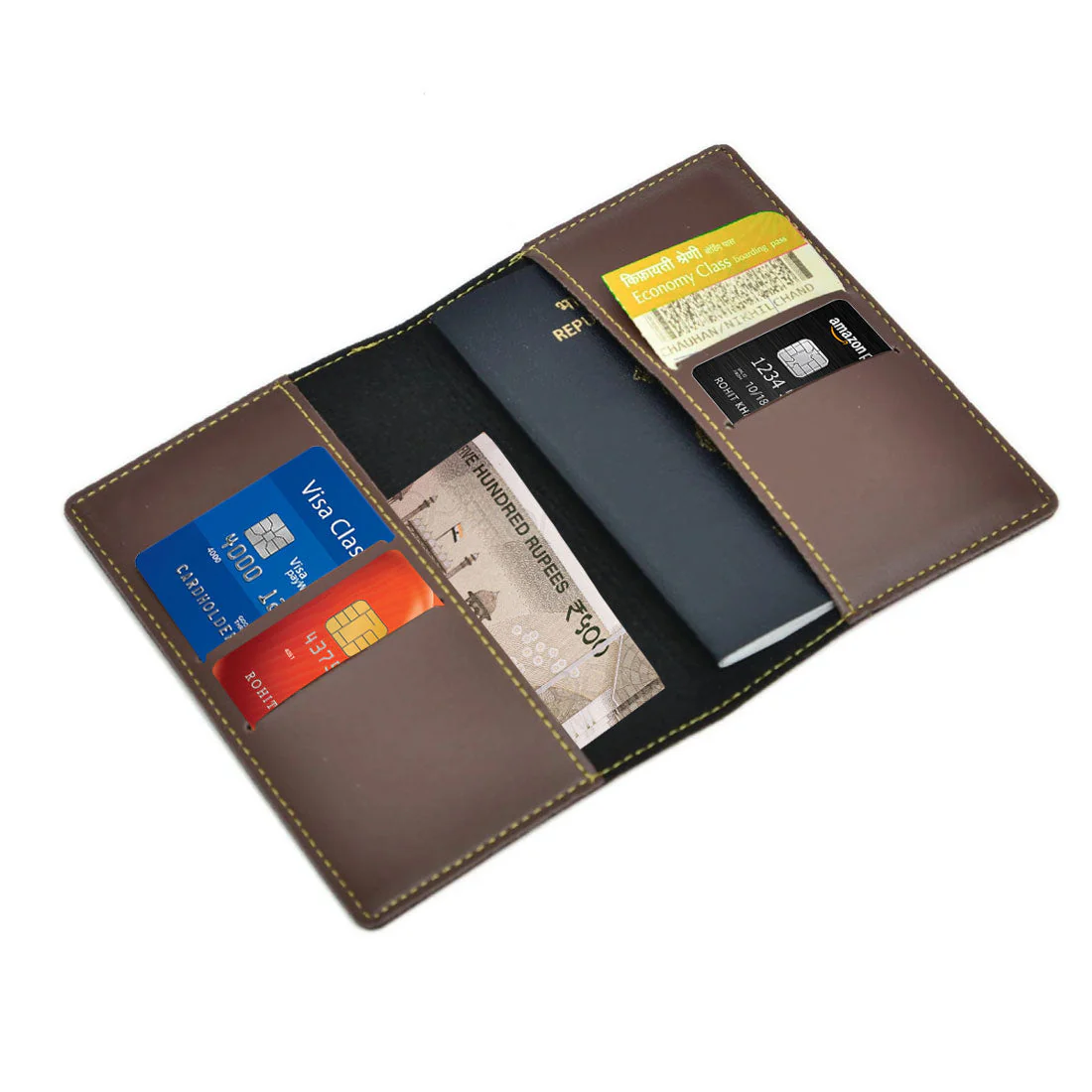Custom Vegan Leather Passport Holder for Couple MR - Anniversary Gift - Image 20