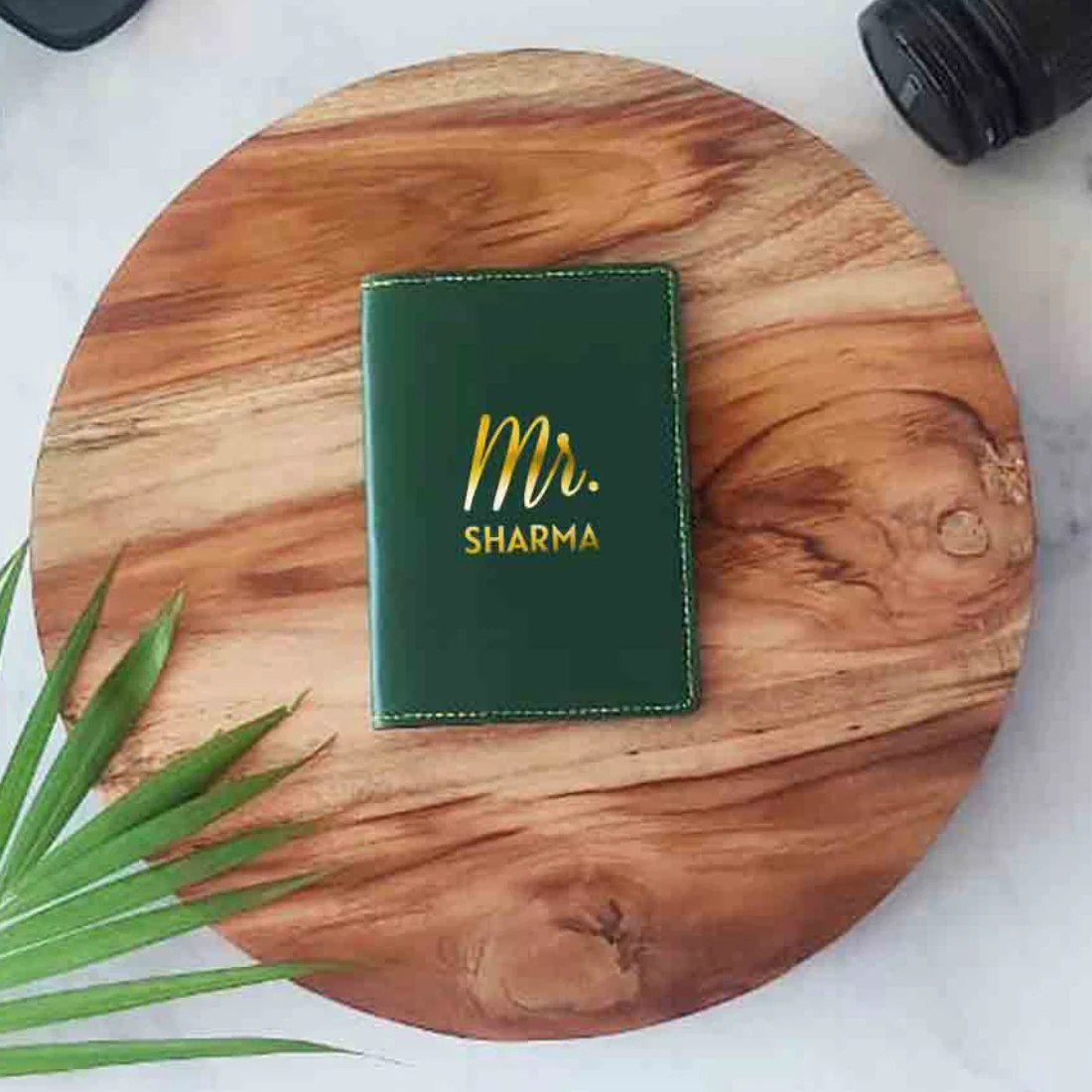 Custom Vegan Leather Passport Holder for Couple MR - Anniversary Gift - Image 24
