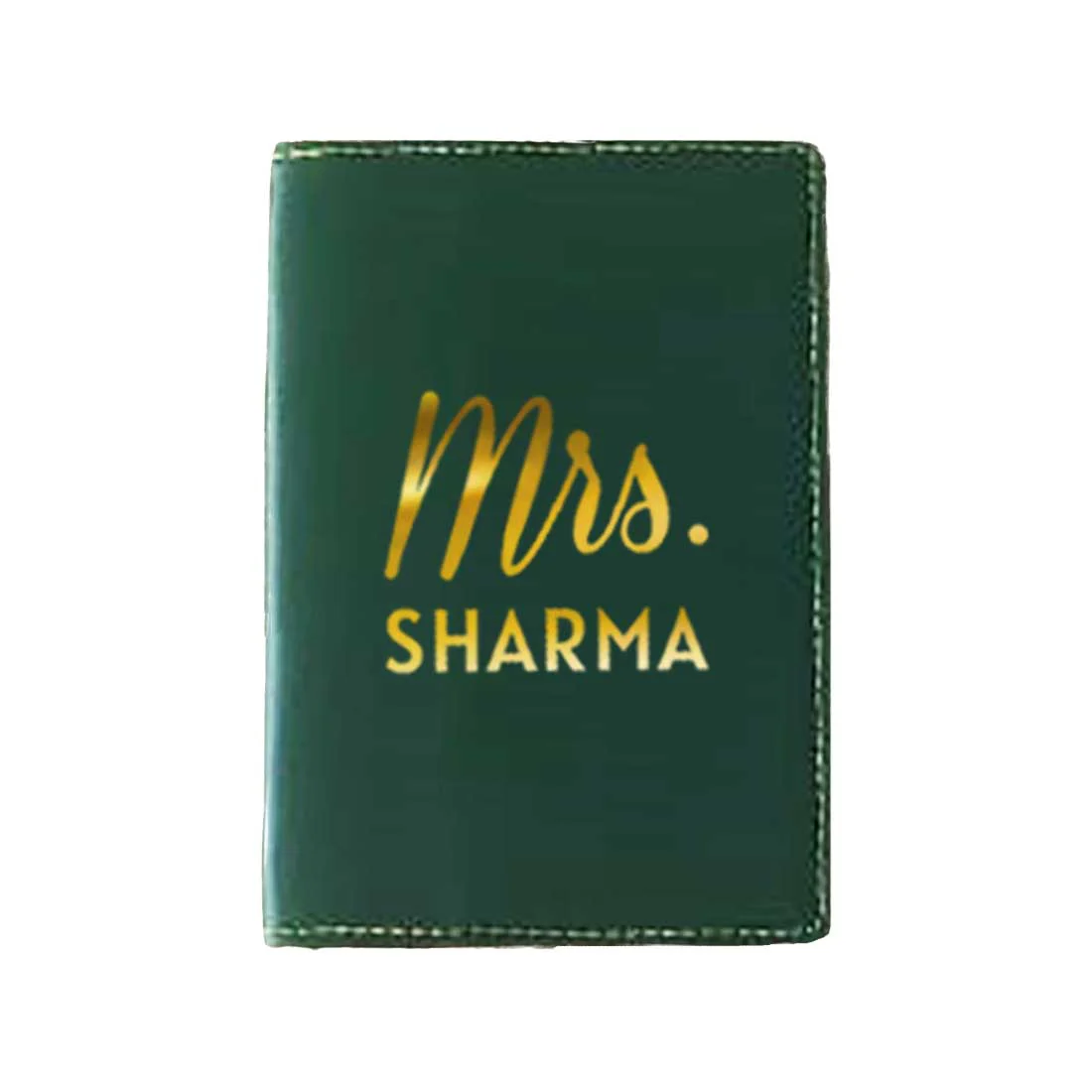 Leather Passport Case Personalized for couples MRS - Anniversary Gift - Image 17