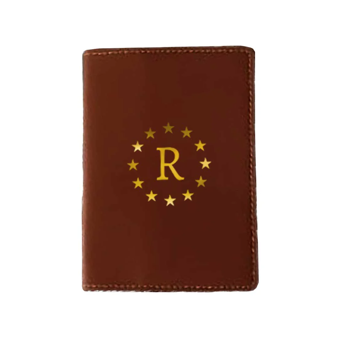PU Leather Customized Travel Wallet Passport Holder for Men - Star - Image 12