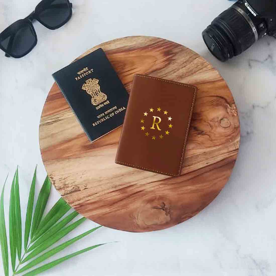 PU Leather Customized Travel Wallet Passport Holder for Men - Star - Image 17