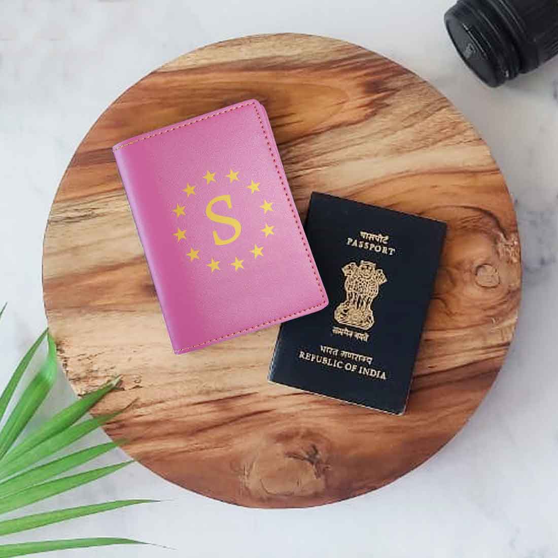 PU Leather Customized Travel Wallet Passport Holder for Men - Star - Image 21